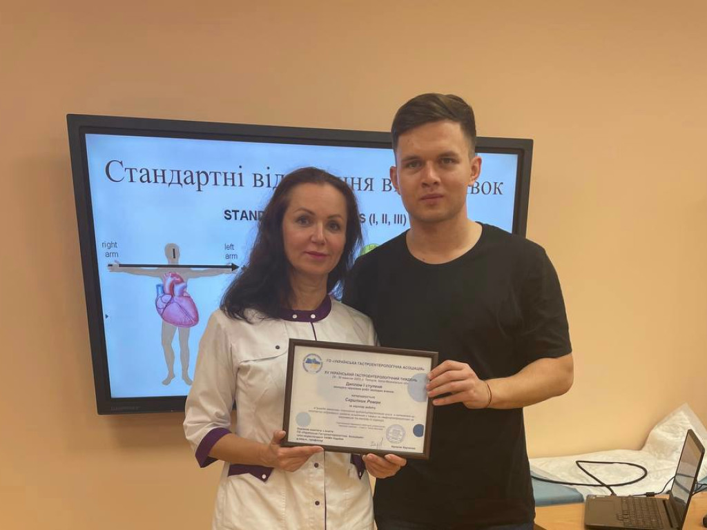 Засідання СНГ на тему «ЕКГ-діагностика порушень провідності серця» з врученням нагород